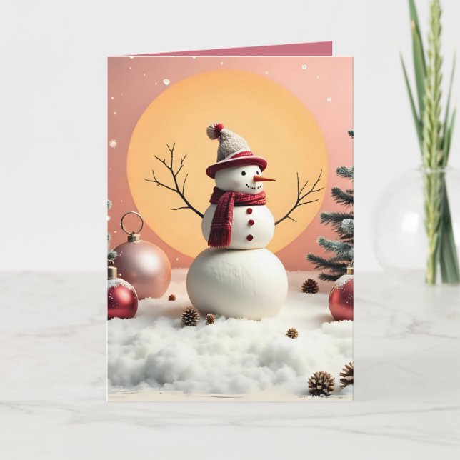 Tarjeta Pastel Christmas - Folded Greeting Card  (Anverso)