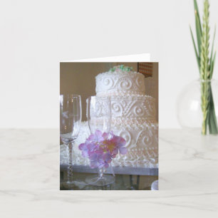 Tarjeta Pastel de bodas