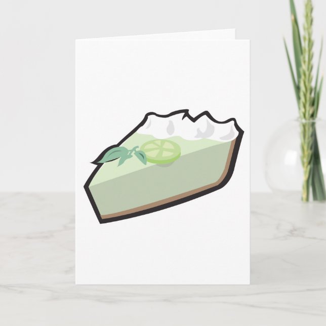 Tarjeta pastel de cal de llave (Anverso)