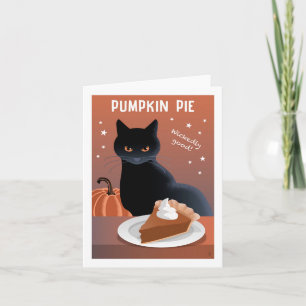 Tarjeta Pastel de Calabaza