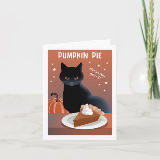 Tarjeta Pastel de Calabaza