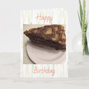 Tarjeta Pastel de chocolate alemán