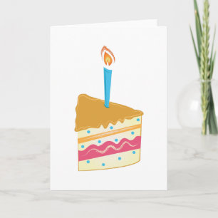 Tarjeta Pastel de cumpleaños