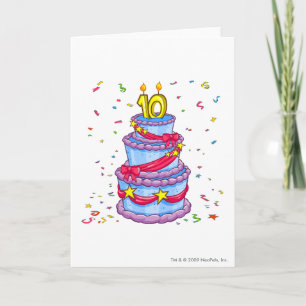 Tarjeta Pastel de cumpleaños