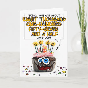 Tarjeta Pastel de cumpleaños feliz - 22 años