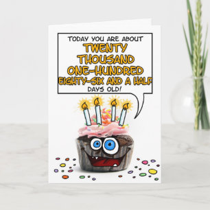 Tarjeta Pastel de cumpleaños feliz - 55 años