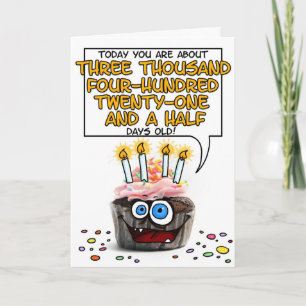 Tarjeta Pastel de cumpleaños feliz - 9 años