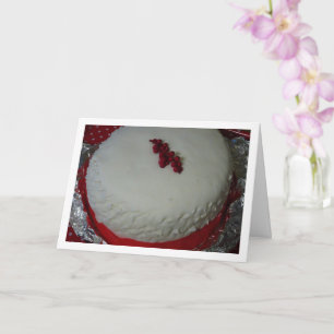 Tarjeta Pastel de Navidades decorativos ingleses tradicion