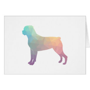 Tarjeta Pastel de silueta de patrón geográfico Rot