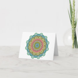 Tarjeta Pastel Defleur Mandala