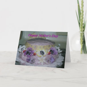 Tarjeta Pastel del Día de la Madre
