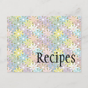 Tarjeta Pastel Floral