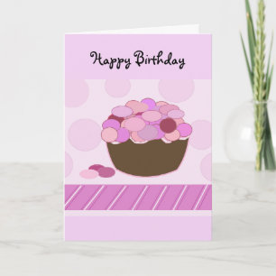 Tarjeta Pastel inteligente rosa y morado