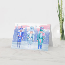 Tarjeta Pastel Nutcracker Kings