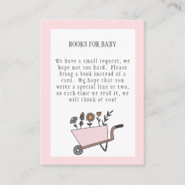 Tarjeta Pastel Rosa para bebé