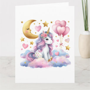 Tarjeta Pastel Unicorn