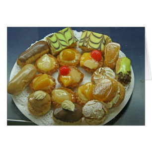 Tarjeta, "pasteles # 3"