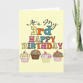 Tarjeta Pasteles de bonito Tercer Camisetas y Regalos de C