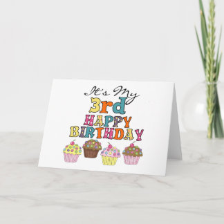 Tarjeta Pasteles de bonito Tercer Camisetas y Regalos de C