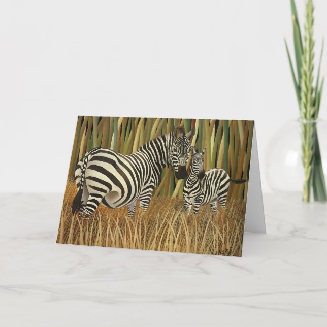 Tarjeta Pasto en la hierba Notecards (Anverso)