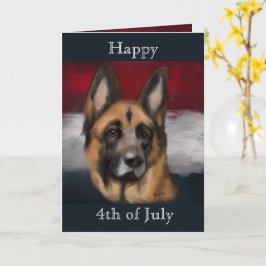 Tarjeta Pastor Alemán  