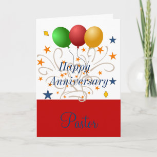 Tarjeta Pastor de feliz aniversario