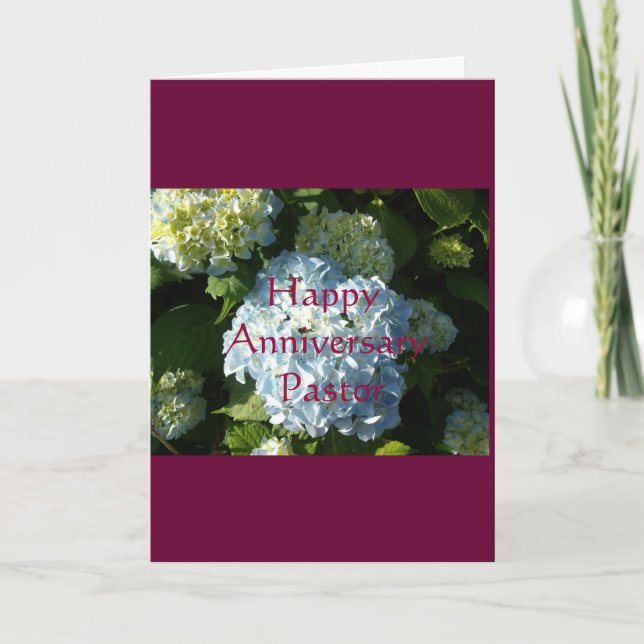 Tarjeta Pastor de feliz aniversario (Anverso)