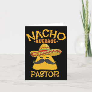 Tarjeta Pastor Nacho promedio Predicador Líder religioso C
