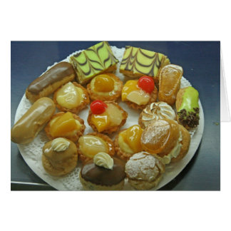 Tarjeta, "Pastries # 3"