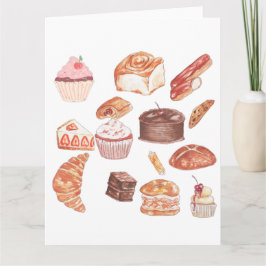 Tarjeta Pastries Blank