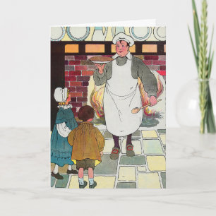 Tarjeta Pat-a-cake, pat-a-cake, hombre de Baker