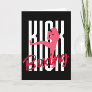 Tarjeta Patada frontal de kickboxing