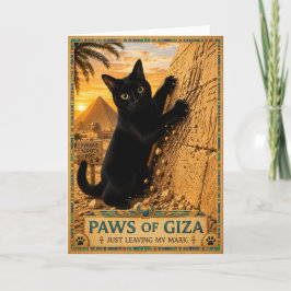 Tarjeta Patas de Giza (Gato Negro)