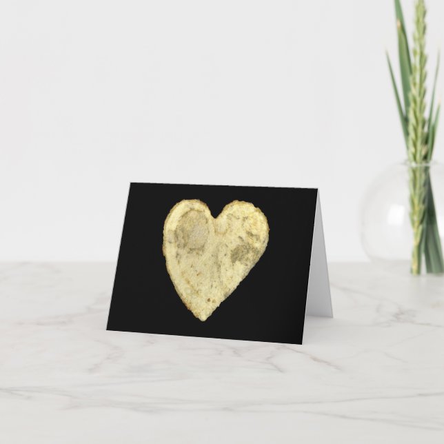 Tarjeta Patata Frita en Forma de Corazón (Anverso)