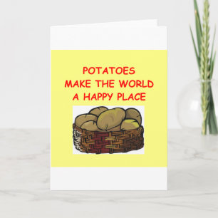 Tarjeta patatas