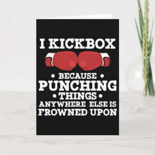Tarjeta Pateo Porque Golpear Cosas Es Divertido Kickboxing