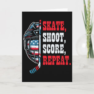 Tarjeta Patín de hockey sobre hielo Shooy Puntuación Repet