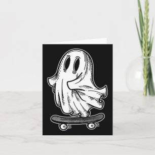 Tarjeta Patinador Fantasma Blackwork