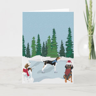 Tarjeta Patinaje de Coonhound