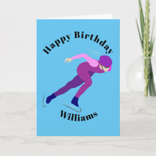 Tarjeta Patinaje de velocidad