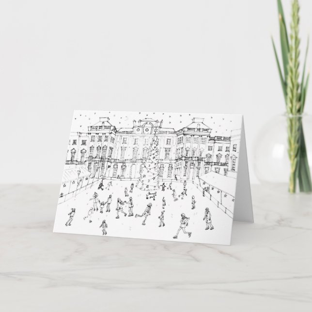 Tarjeta Patinaje en la casa de Somerset (Anverso)