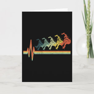 Tarjeta Patineta Vintage Skate Retro Amor Patinaje