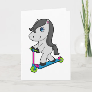 Tarjeta Patinete de Caballo