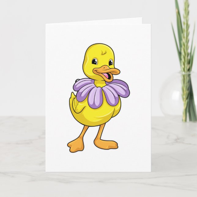Tarjeta Pato con Daisy (Anverso)