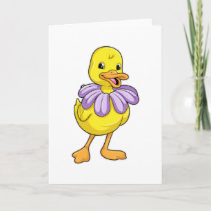 Tarjeta Pato con Daisy