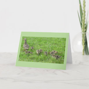 Tarjeta Pato con Patitos