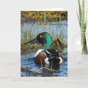 Tarjeta Pato cuchara norteño B25