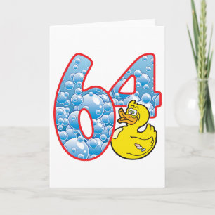 Tarjeta Pato de 64 edades