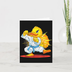 Tarjeta Pato de goma de Judo Kickboxing Taekwondo
