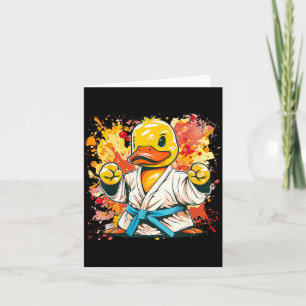 Tarjeta Pato de goma de Judo Kickboxing Taekwondo